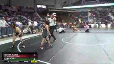 79 lbs Cons. Round 3 - Payton Alejos, WR-Topeka Blue Thunder vs Kenyon Hill, SAW TC