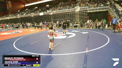 70 lbs Cons. Round 2 - Bradley Peterson, Top Of The Rock Wrestling Club vs McKrae Darr, Douglas Wrestling Club