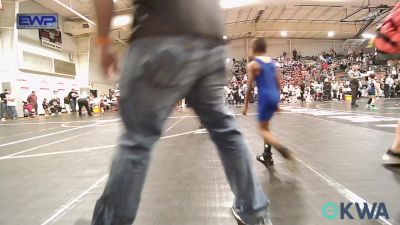 60 lbs Quarterfinal - Gabriel Sanchez, Sperry Wrestling Club vs Lorenzo Hawkins, Tulsa Blue T Panthers