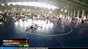 63 lbs Champ Round 1 (16 Team) - Colton Oeltjenbruns, Green River vs Brody Coats, Bear Cave