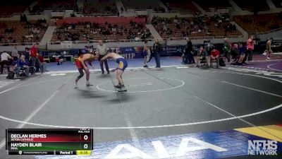 D4-144 lbs Cons. Round 1 - Declan Hermes, Seton Catholic vs Hayden Blair, Pima