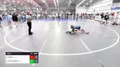 75 lbs Rr Rnd 2 - Eli Shea, Team Germantown vs Julius FELICIANO, Shore Thing Sand