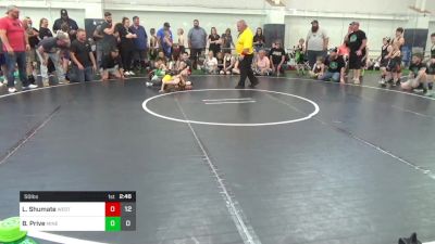 50 lbs Pools - Lucas Shumate, West Virginia Wild vs Brandon Prive, Mineral Wells Bulldawgs