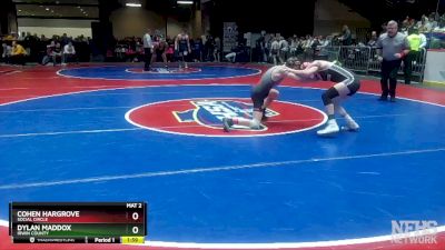 1A-106 lbs Quarterfinal - Dylan Maddox, Irwin County vs Cohen Hargrove, Social Circle