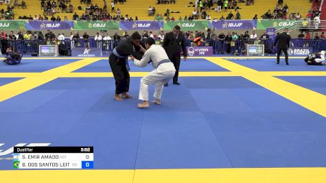 SANTIAGO EMIR AMADO vs BRUNO DOS SANTOS LEITE 2024 Brasileiro Jiu-Jitsu IBJJF