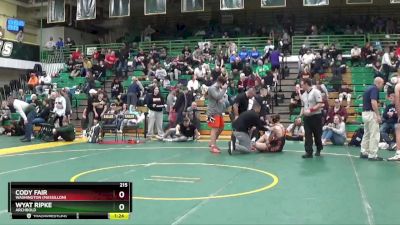 215 lbs Quarterfinal - Wyat Ripke, ARCHBOLD vs Cody Fair, Washington (Massillon)