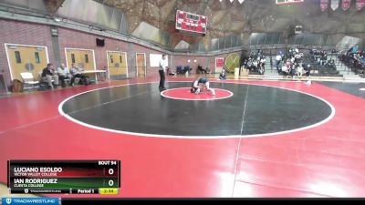 149 lbs Cons. Round 2 - Ian Rodriguez, Cuesta College vs Luciano Esoldo, Victor Valley College