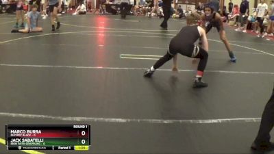 108 lbs Round 1 (6 Team) - Marco Burra, Olympic Black vs Jack Sabatelli, Iron Faith Grappling