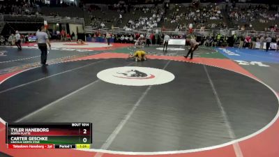 Champ. Round 1 - Tyler Haneborg, North Platte vs Carter Geschke, Lincoln North Star