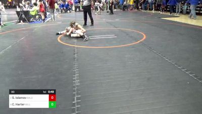 90 lbs Rd 7 - Consi-semis - Shamil Islamov, Baldwin vs Colin Harter, Bellefonte