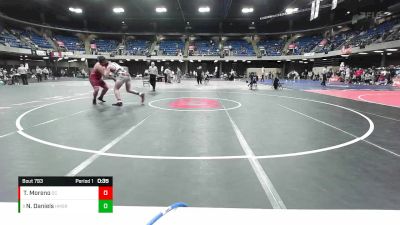 215 lbs Semifinal - Noah Daniels, Mahomet Seymour vs Teigen Moreno, Dundee Crown