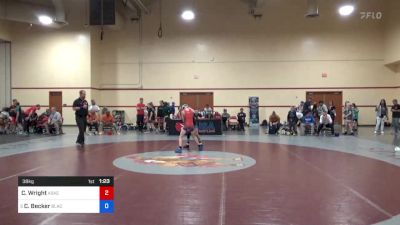 38 kg Cons 16 #2 - Connor Wright, Askeo International Mat Club vs Casen Becker, Black Fox Wrestling Academy