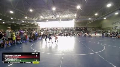 60 lbs 1st Place Match - Kayson Comerer, Green River Grapplers vs Tyson Linnell, Stallions Wrestling Club