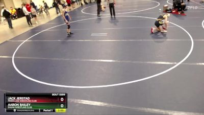 114 lbs Cons. Round 5 - Jack Jerstad, Prior Lake Wrestling Club vs Aaron Bailey, Eagan Wrestling Club