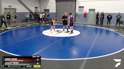 97 lbs X Bracket - Jaden Webb, Interior Grappling Academy vs August Reigh, Dillingham Wolverine Wrestling Club