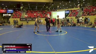 119 lbs Round 2 - Cooper Miller, OK vs Bryson Burton, OK