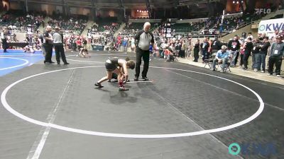 70 lbs 7th Place - Oliver Paschall, Broken Arrow Wrestling Club vs Abel Vigil, Division Bell Wrestling