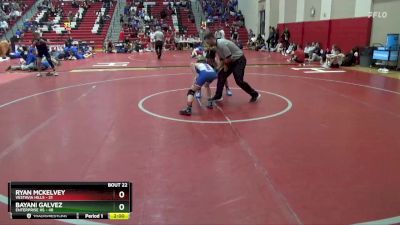 106 lbs Semis & Wb (16 Team) - Ryan McKelvey, Vestavia Hills vs Bayani Galvez, Enterprise HS