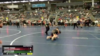 75 lbs Quarterfinal - Griffin Page, CIWC Team Intensity vs Tommy Tonga, Siouxland Wrestling Academy