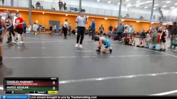 82 lbs Round 4 - Charles Maroney, Shandon Sharks Wrestling Club vs Mateo Aguilar, Gaston Grizzlies