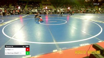 58 lbs Round Of 16 - Quentin Neal, Greater Heights Wrestling vs Alexander Martinez (Ratliff), Triumph Wrestling Club