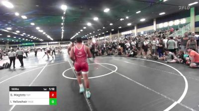 190 lbs Round Of 32 - Sean Magtoto, Top Gun WC vs Ian Yellowhair, Page Sand Devils