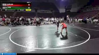 W-124 lbs Quarters & 1st Wb (16 Team) - Kayla Vail, Idaho vs Rose Kaplan, Indiana