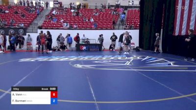 55 kg Cons 32 #2 - Amari Vann, All I See Is Gold Academy vs Farrell Burman, Wasatch Wrestling Club