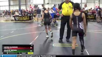 72 lbs Finals (8 Team) - Graeme Brown, Missouri Gold vs Jacob Saunders, Fight Club