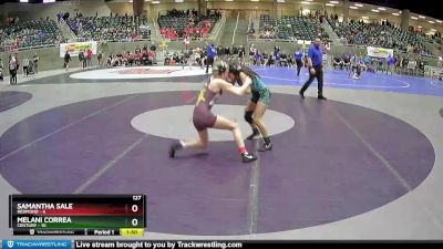 127 lbs Round 1 (4 Team) - Samantha Sale, Redmond vs Melani Correa, Century