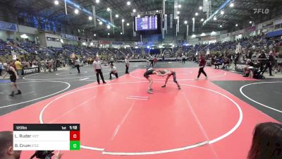 120 lbs Semifinal - Logan Ruder, Victory Wrestling Club vs Braydden Crum, Steel City Reloaded