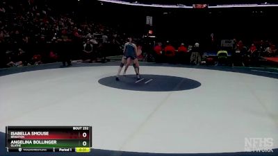 105 lbs Cons. Round 2 - Angelina Bollinger, Olathe vs Isabella Smouse, Brighton