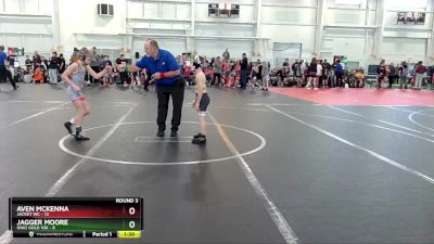 60 lbs Round 3 (4 Team) - Jagger Moore, Ohio Gold 10K vs Aven McKenna, Jacket WC