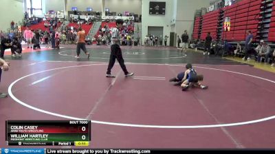 40 lbs Champ. Round 1 - Colin Casey, Arab Youth Wrestling vs William Hartley, Piedmont Wrestling Club