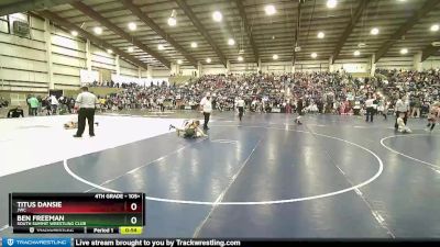 105+ Quarterfinal - Ben Freeman, South Summit Wrestling Club vs Titus Dansie, JWC