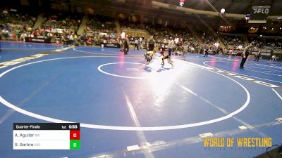 75 lbs Quarterfinal - Antonio Aguilar, RedWave Wrestling vs River Barbre, Neosho Wrestling