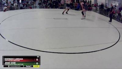 160 lbs Cons. Round 4 - Dominick Larraga, Shelton Kids Wrestling vs Jesse Gage, Powerhouse Wrestling Club