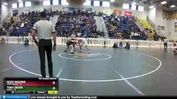 138 lbs Finals (8 Team) - Tom Crook, Jesuit vs Alex Walker, Lake Gibson