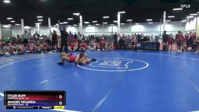 165 lbs Semis & 3rd Wb (16 Team) - Tyler Ruff, Minnesota Blue vs Rhodes Molenda, Oklahoma Blue