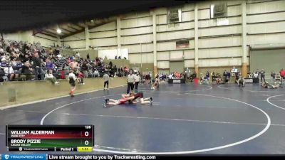 126 lbs Cons. Round 4 - William Alderman, Park City vs Brody Pizzie, Cedar Valley