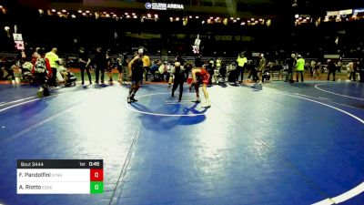 105 lbs Final - Franco Pandolfini, Stray Dawgs vs Anthony Riotto, Edge Wrestling