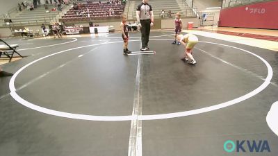 43 lbs Rr Rnd 5 - Christopher Waitkus, Team Tulsa Wrestling Club vs Kingston Portilloz, Skiatook Youth Wrestling 2022-23