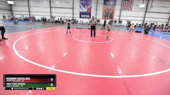 56 lbs Rd# 5- 3:45pm Friday Final Pool - Peyton Hugh, Crass Trained vs Korbin Kiessling, Maryland GOLD