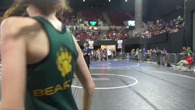 78 lbs Quarterfinal - Cali Gorder, Poplar Wrestling Club vs Evyn Potter, Bearcats Wrestling Club Helena