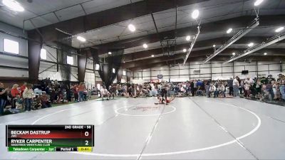 58 lbs Cons. Round 3 - Beckam Dastrup, JWC vs Ryker Carpenter, Shootbox Wrestling Club