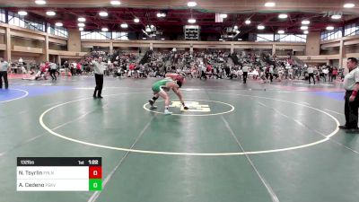 132 lbs Consi Of 4 - Natan Tsyrlin, Fair Lawn vs Antonio Cedeno, Pascack Valley