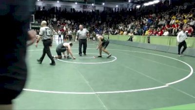 182 lbs Champ. Round 1 - Luke Penola, Zionsville vs Nathan Shafer, New Castle