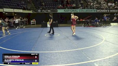 170 lbs Champ. Round 2 - Stella Steigler, Lock Haven University vs Elizabeth Stricklin, D`Youville