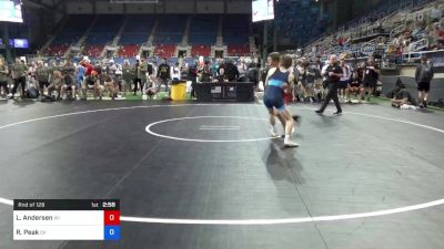 126 lbs Rnd Of 128 - Lane Andersen, Wisconsin vs Rhett Peak, Oklahoma