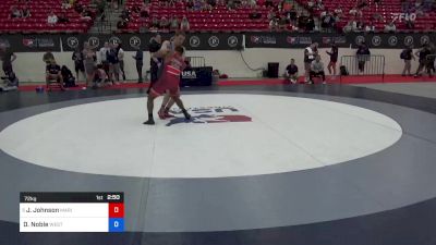 72 kg Rnd Of 16 - Jamel Johnson, Marines vs Dean Noble, Western Colorado Wrestling Club